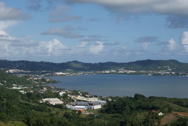 Vue panoramique de la baie du Robert