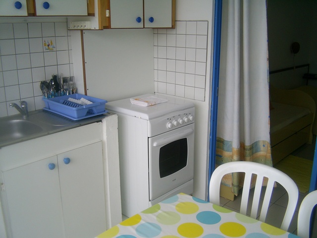 kitchenette sur le balcon