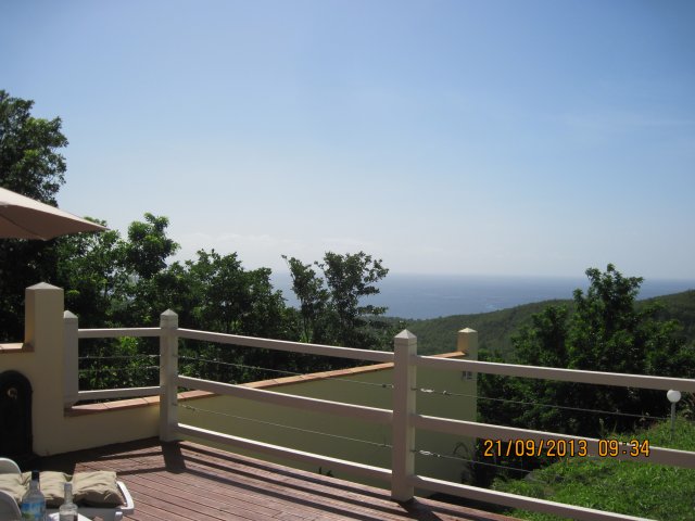 Le deck et sa vue panoramique Le deck et sa vue panoramique