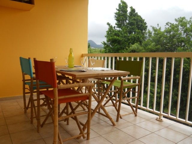 La terrasse sans vis à vis sur la campagne foyalaise La terrasse sans vis à vis sur la campagne foyalaise